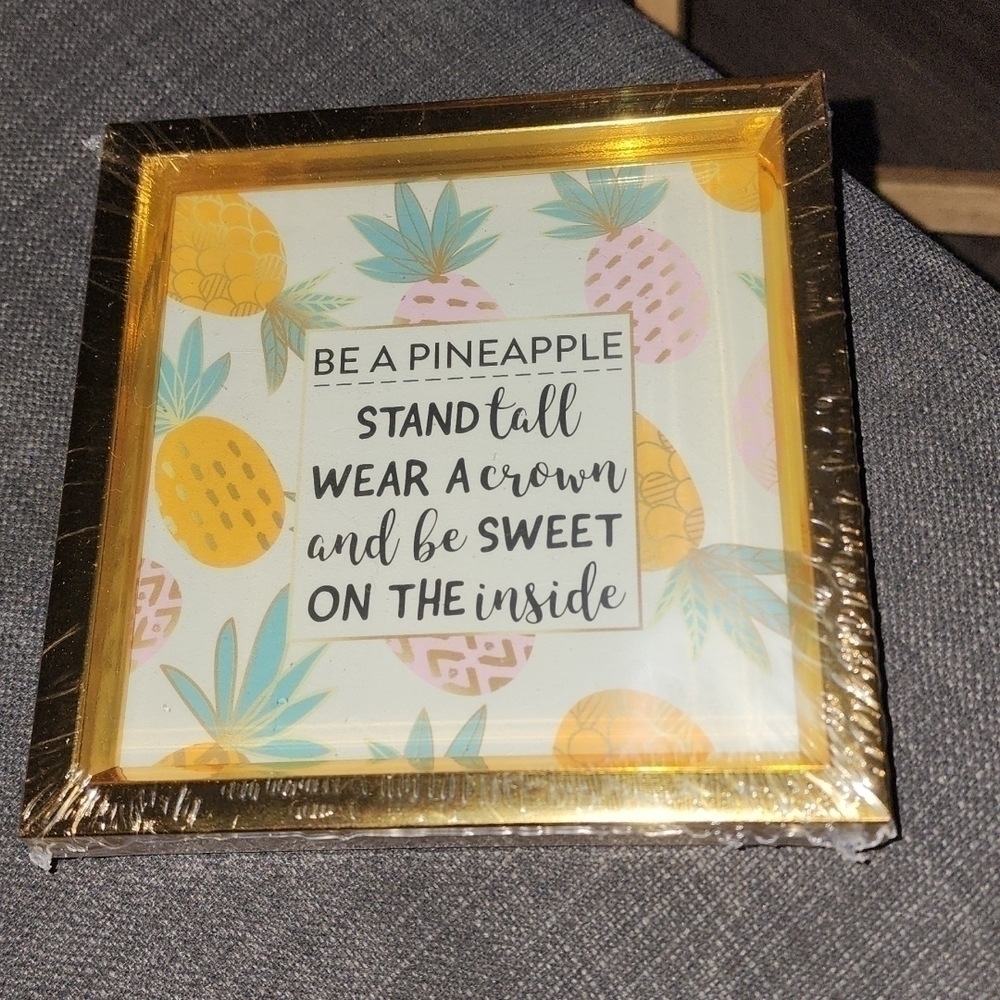 New Framed  Decor.  Be a Pineapple